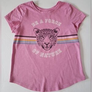 Pink Kids T-Shirt with Leopard!!